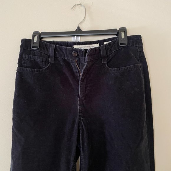 Black Sutton Straight Corduroy Pants - Picture 14 of 14